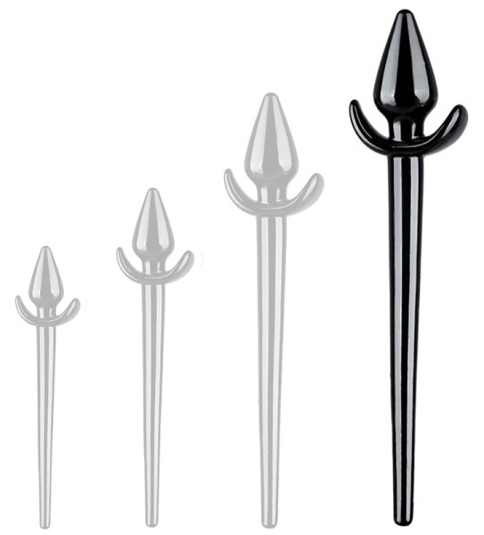 Kinky Puppy Plug Tail Zoo Tail XL 12 x 6 cm | Tail 30 cm Black