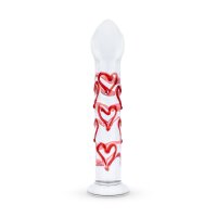 Gildo Glass Dildo With Hearts No.30
