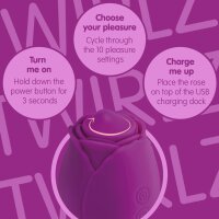 Creative Conceptions Skins Rose Buddies - The Rose Twirlz Vibrator