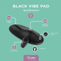 EasyToys Vibe Pad with double vibration and remote control Black