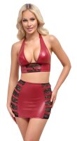 Cottelli Collection Top and Skirt red M
