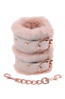 Peaches n Creame - fur handcuffs