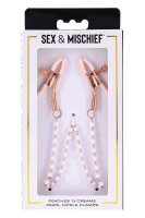 PEACHES &lsquo;N CREAME PEARL NIPPLE CLAMPS