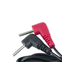 ElectraStim cable with 90 degree plug