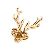 Sevanda Verstellbare Nippelklammern in Hirschoptik gold