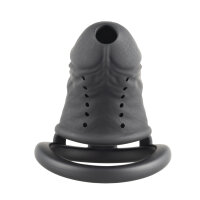 Sevanda Black Slave Chastity Cage Long