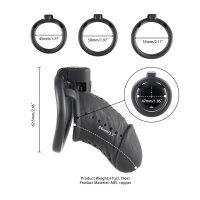 Sevanda Black Slave Chastity Cage Long