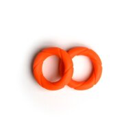 Sport Fucker Liquid Silicone Ready Rings 2-Pack Orange