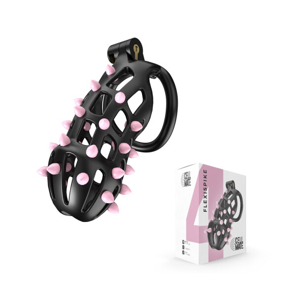 Cellmate FlexiSpike Chastity Cage Size 4