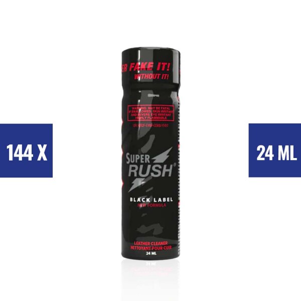 Leather Cleaner PN 144 x 24 ml. Super Rush Black Label Penty