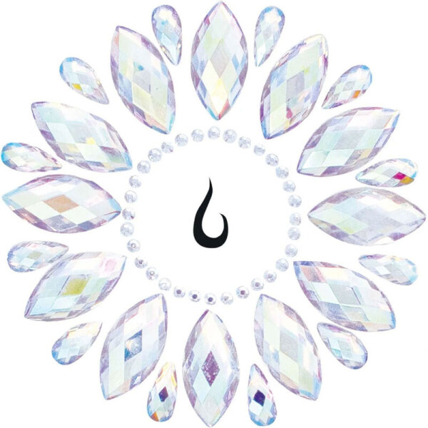 Leg Avenue Self-adhesive body jewelry Rhinestones Flower