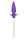 CalExotics Southern Lights Vibrating Light Up Anal Probe Purple