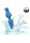 CalExotics Couture Collection Body Wand Kit Blue