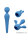 CalExotics Couture Collection Body Wand Kit Blue