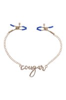 Sportsheets Cougar Nippel Klemmen gold/blau