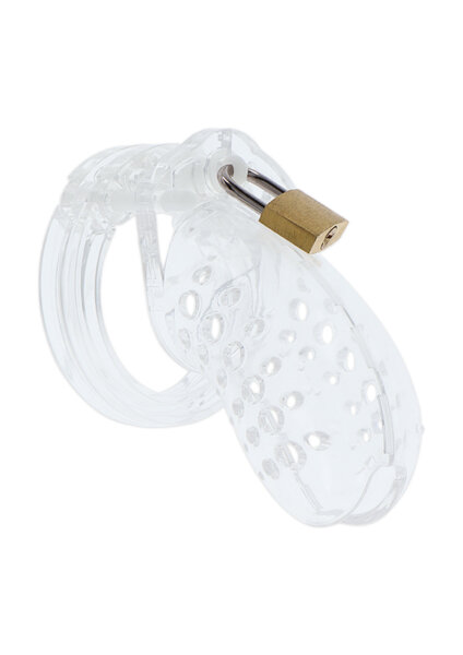 Hidden Desire Extreme Chastity Cock CageAcrylic Transparent