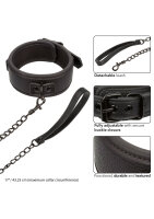 CalExotics Nocturnal Collection Halsband und Leine schwarz