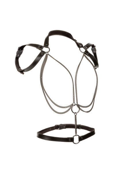 CalExotics Euphoria Collection Multi Chain Halter black