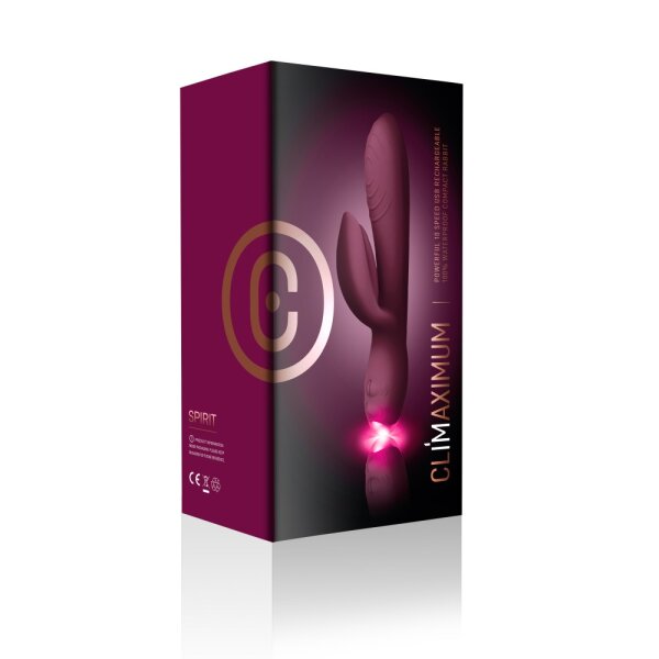 Rocks-Off Vibrator Climaximum Spirit Burgundy Purple