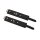 Liebe Seele wrist cuffs vegan leather  Black