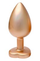 Gleaming Love Pearl Gold Plug Large 4,0 cm