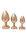 Gleaming Love Pearl Gold Plug Set