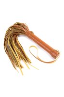 Blaze Elite Flogger Cognac Vegan Leather