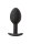 CalExotics Weighted Silicone Plug Black 3,25 cm