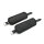 Kiotos Leather Padded Handcuffs Spikey Nuts