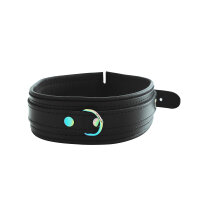Kiotos Leather Collar Black Rainbow