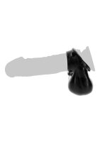 ToyJoy Manpower Penis Ring with Scrotum Holder Black