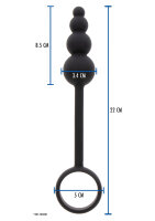 ToyJoy Manpower Anal Plug & Cock Ring Black