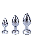 ToyJoy Anal Play Disco Diamond Plug Small Silver 2,7 cm