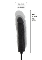 Hidden Desire Extreme Inflatable Dong - Advanced Black