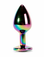 X-MEN Secret Shine Metal Butt Plug Rainbow M 3,4 cm