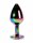 X-MEN Secret Shine Metal Butt Plug Rainbow M 3,4 cm