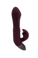 NMC Titanz 8.5 Inch Silicone Rechargeable Vibrator in Rubine Red