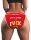 LoveToy Fuck Printed Vibrating Sexy Panties Red