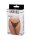 Amorable Tanga mit offenem Schritt Schwarz One Size