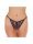 Amorable Tanga mit offenem Schritt Schwarz One Size