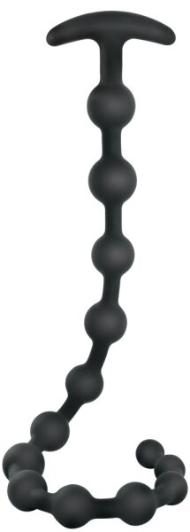 Black Velvets Analkugelkette Schwarz 50 cm