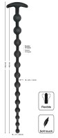 Black Velvets Analkugelkette Schwarz 50 cm