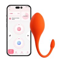 HoneyPlayBox LILI App-Controlled Egg Vibrator Orange