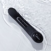 HoneyPlayBox - Tempo-Pressure Sensing App-Controlled Kinky Finger Tapping G-spot Vibrator Black