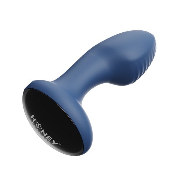 HoneyPlayBox  Frenzy-Pressure Sensing App-Controlled Rotating Butt Plug Blue