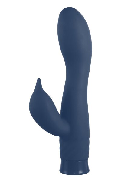 NMC 6.5 Inch Rechargeable Silicone 10 Functions Speed Vibrator Blue