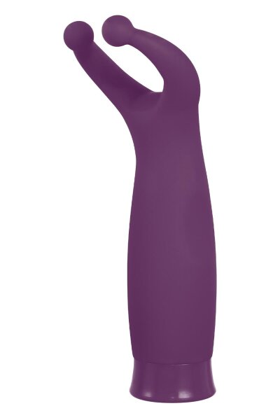 NMC 5 Inch Rechargeable Silicone 10 Functions Speed Stimulator Purple