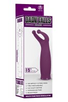 NMC 5 Inch Rechargeable Silicone 10 Functions Speed Stimulator Purple