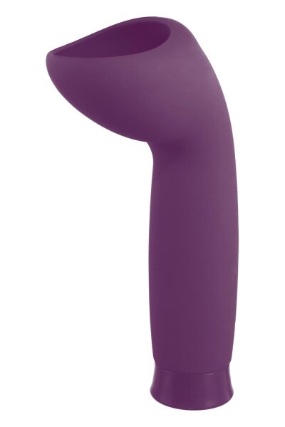 NMC 5.5 Inch Rechargeable Silicone 10 Functions Speed Glans Stimulator Purple