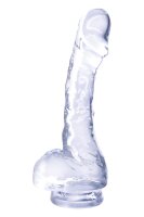 NMC 4 Inch Realistic Dildo With Suction Cup Clear